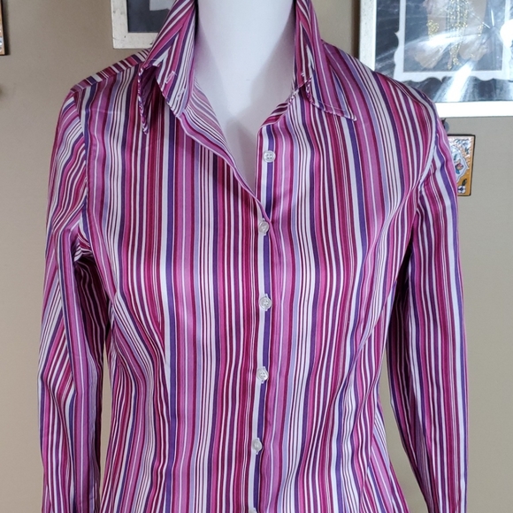 Hawes & Curtis stripped button down shirt - Picture 2 of 10